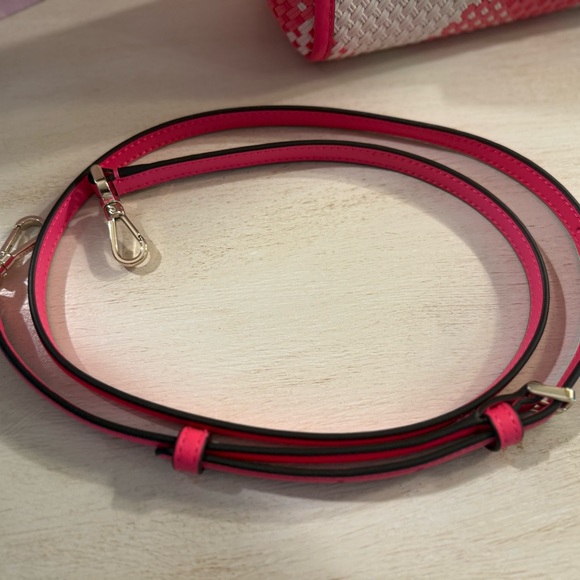 kate spade Pink & White Checkered Satchel with Removable Strap - Picture 4 of 6